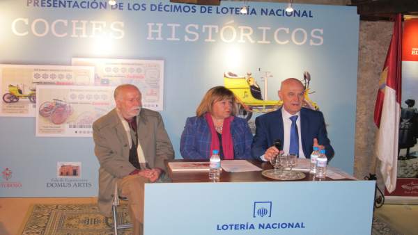 Presentación De Los Décimos De Lotería Nacional Dedicados A Coches Históricos. Presentación De Los Décimos De Lotería Nacional Dedicados A Coches Históricos.