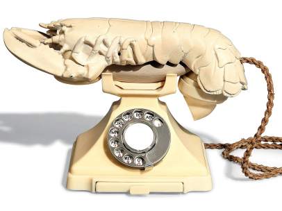 teléfono langosta Dalí