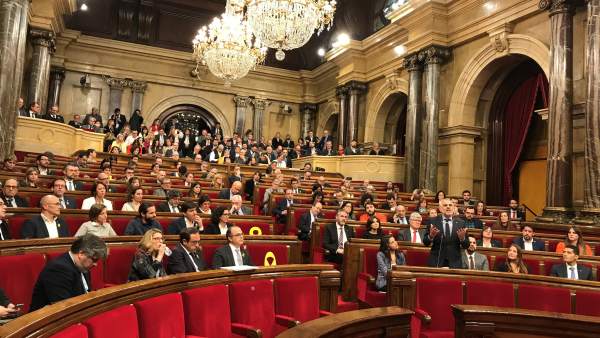 Pleno del Parlament de investidura de Jordi Turull (JxCat) en primera vuelta Pleno del Parlament de investidura de Jordi Turull (JxCat) en primera vuelta