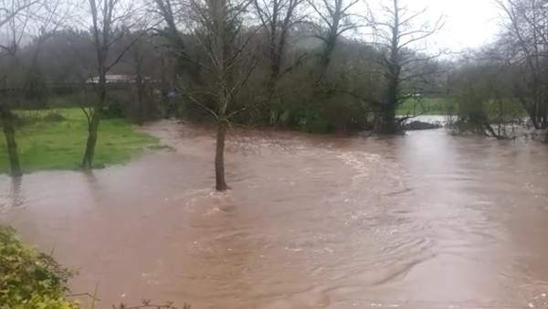Imagen del río Linares. Imagen del río Linares.