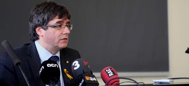 El expresidente catalán Carles Puigdemont