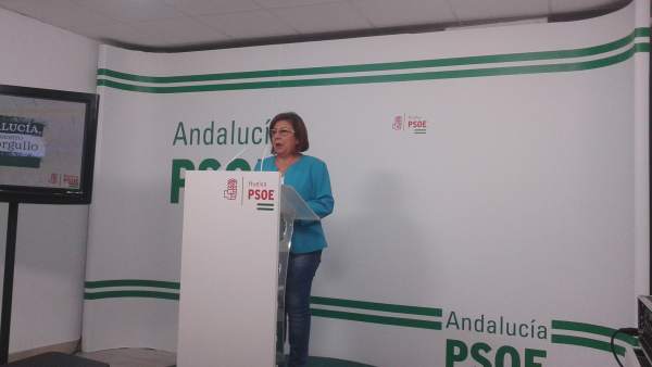 La senadora por el PSOE de Huelva, Ana Pérez. La senadora por el PSOE de Huelva, Ana Pérez.