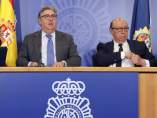 El ministro de Interior Juan Ignacio Zoido, en la rueda de prensa de la ciberdelincuencia