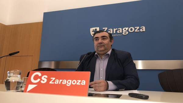El concejal de Ciudadanos en el Ayuntamiento de Zaragoza, Alberto Casañal El concejal de Ciudadanos en el Ayuntamiento de Zaragoza, Alberto Casañal