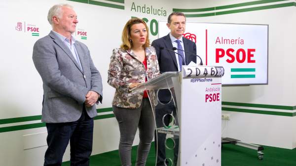 Jiménez, Ferrer y Pérez Navas, en rueda de prensa Jiménez, Ferrer y Pérez Navas, en rueda de prensa