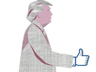 Donald Trump y Facebook
