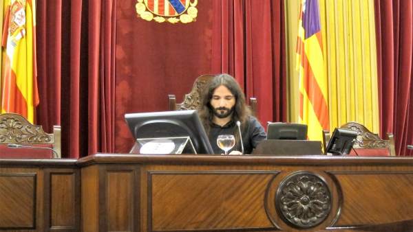 El presidente del Parlament, Baltasar Picornell El presidente del Parlament, Baltasar Picornell