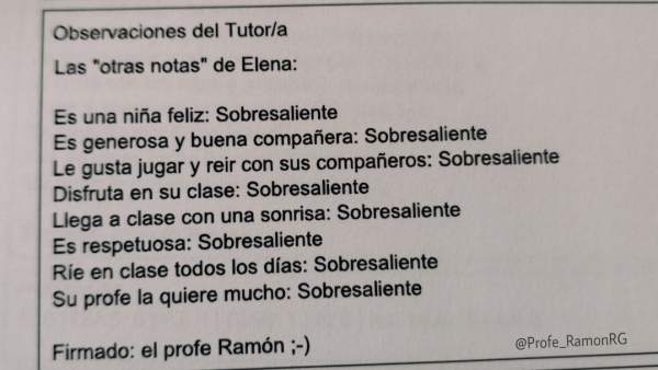 Las "otras notas" Las "otras notas"