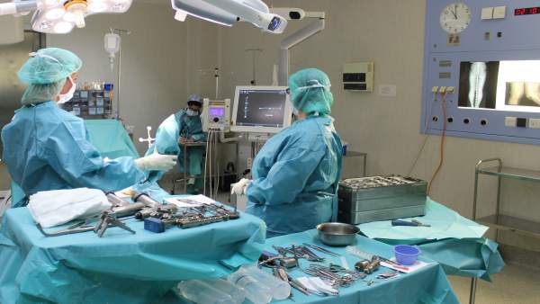 Quirófano. Operación rodilla Quirófano. Operación rodilla