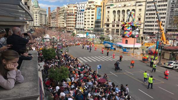 Décima 'mascletà' de las Fallas 2018 Décima 'mascletà' de las Fallas 2018