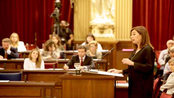 Francina Armengol en el Debate del estado de la comunidad Francina Armengol en el Debate del estado de la comunidad