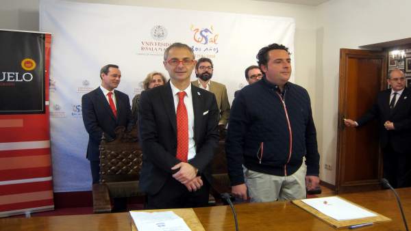 Ricardo Rivero Y Juan Carlos González En La USAL 27-03-2018 Ricardo Rivero Y Juan Carlos González En La USAL 27-03-2018