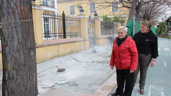 Obras en Eduardo Dato Obras en Eduardo Dato