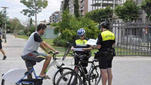 Policía Local, Bici, Ciclista, Multa Policía Local, Bici, Ciclista, Multa