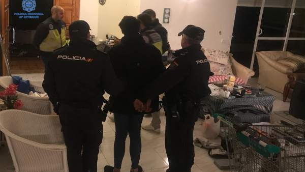 Momento del arresto Momento del arresto