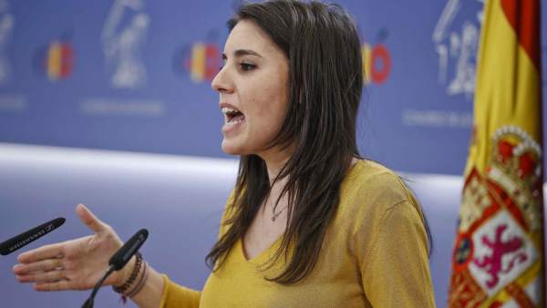 La portavoz de Unidos Podemos en el Congreso, Irene Montero. La portavoz de Unidos Podemos en el Congreso, Irene Montero.