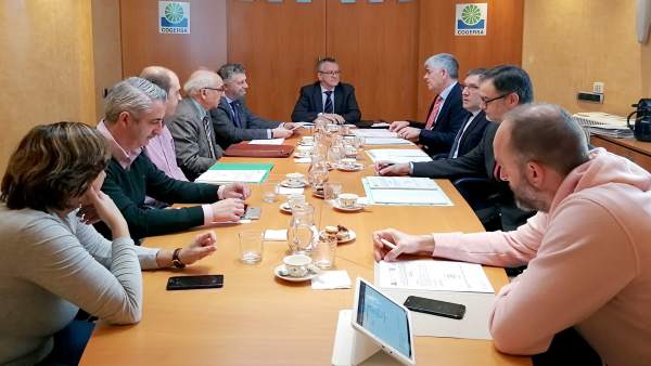 Reunión del consejo de administración de Cogersa. Reunión del consejo de administración de Cogersa.
