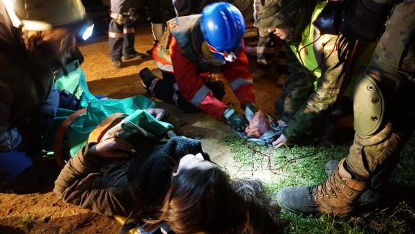 Simulacro de emergencias en atentado terrorista en Sevilla Simulacro de emergencias en atentado terrorista en Sevilla