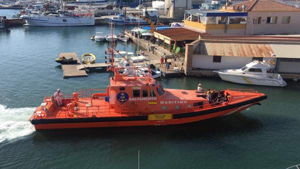 Imagen de la Salvamar Mimosa llegando al Puerto de Cartagena Imagen de la Salvamar Mimosa llegando al Puerto de Cartagena