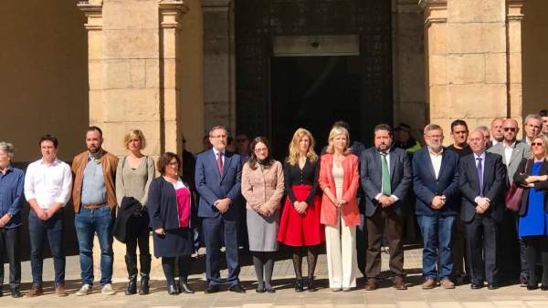 Minuto de silencio en Castellón Minuto de silencio en Castellón