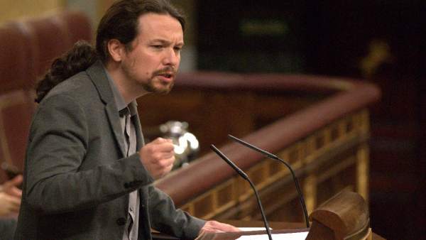 Pablo Iglesias interviene en el pleno del Congreso sobre las pensiones Pablo Iglesias interviene en el pleno del Congreso sobre las pensiones