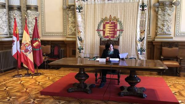 María Sánchez comparece en rueda de prensa, 28-3-18 María Sánchez comparece en rueda de prensa, 28-3-18