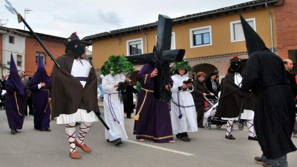 Procesión en Castrillo Procesión en Castrillo