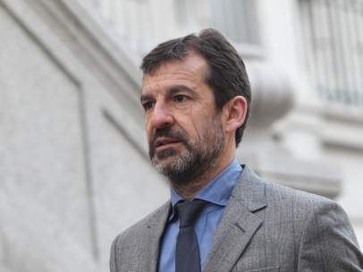 El actual jefe de los Mossos, Ferrán López, llega al Tribunal Supremo.