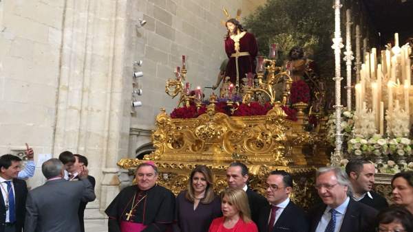 Susana Díaz visita una hermandad de la Semana Santa de Jerez Susana Díaz visita una hermandad de la Semana Santa de Jerez