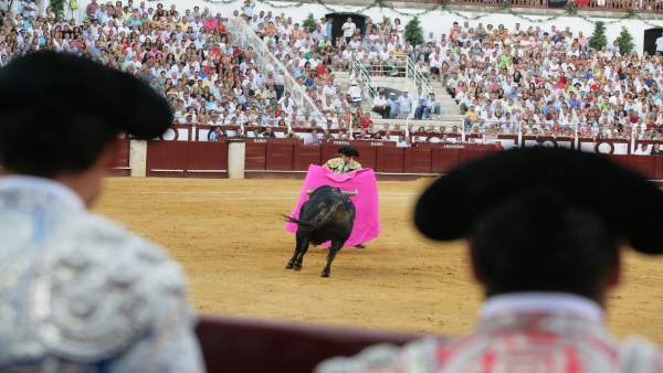 Imagen de archivo de una corrida de toros en Málaga Imagen de archivo de una corrida de toros en Málaga