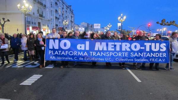 Plataforma contra el MetroTUS de Santander Plataforma contra el MetroTUS de Santander