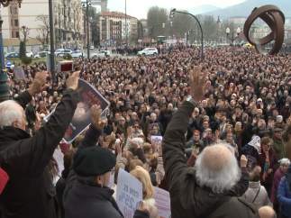 Pensionistas de Bizkaia rechazan la subida del 2 por ciento