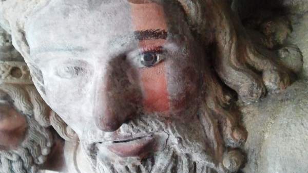 Detalle del Pórtico de la Gloria Detalle del Pórtico de la Gloria