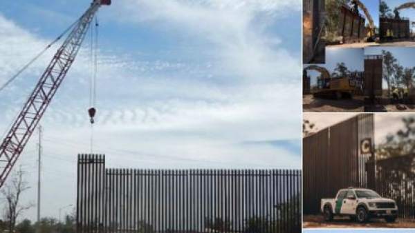 Obras del muro fronterizo Obras del muro fronterizo