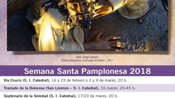 Cartel de la Semana Santa en Pamplona. Cartel de la Semana Santa en Pamplona.
