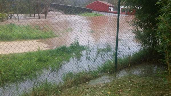 Imagen de archivo de la Inundación en Villaviciosa, tras desbordamiento del río Imagen de archivo de la Inundación en Villaviciosa, tras desbordamiento del río