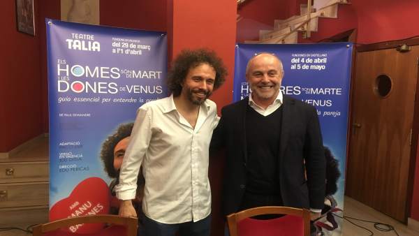 Manu Badenes y Enrique Fayos presentan la obra en el Teatro Talía Manu Badenes y Enrique Fayos presentan la obra en el Teatro Talía