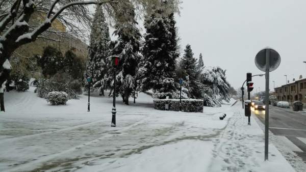 Nieve caída en Zamora Nieve caída en Zamora