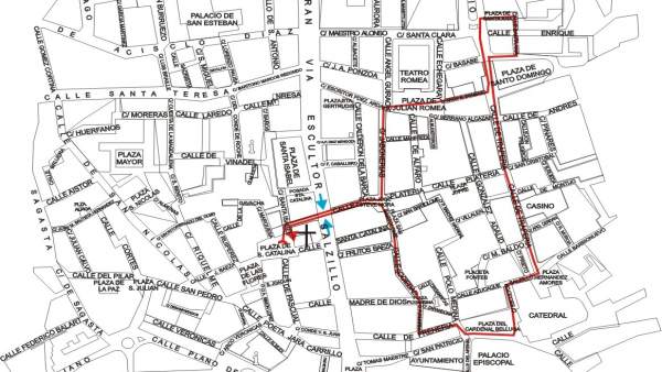 RECORRIDO PROCESIÓN DE NUESTRA SEÑORA DEL ROSARIO RECORRIDO PROCESIÓN DE NUESTRA SEÑORA DEL ROSARIO