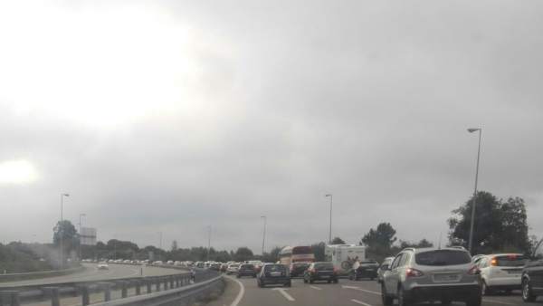 Retenciones en la A-8 en Asturias Retenciones en la A-8 en Asturias