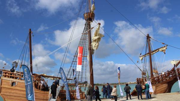 Jornadas de puertas abiertas de la réplica de la Nao Santa María Jornadas de puertas abiertas de la réplica de la Nao Santa María