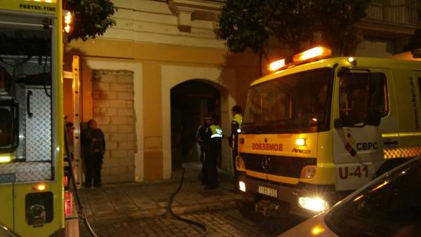 Incendio en una vivienda de El Puerto de Santa María Incendio en una vivienda de El Puerto de Santa María