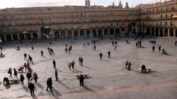 Imagen de la Plaza Mayor de Salamanca Imagen de la Plaza Mayor de Salamanca