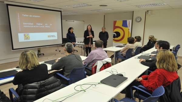 Inicio del taller de empleo de la DPH. Inicio del taller de empleo de la DPH.