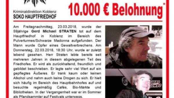Recompensa de 10.000 euros Recompensa de 10.000 euros
