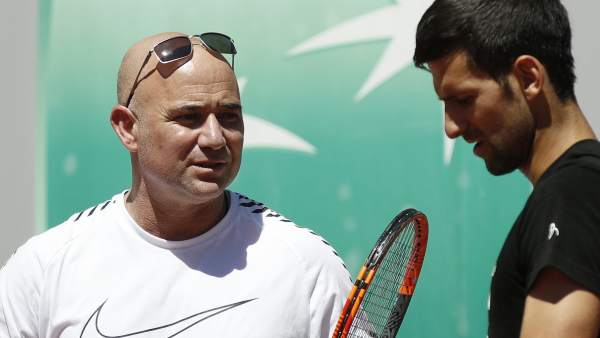 Agassi y Djokovic Agassi y Djokovic