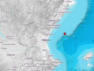 Terremoto en el Golfo de Valencia