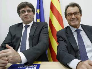 Puigdemont y Mas