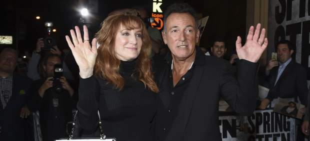 Bruce Springsteen junto a su mujer en una imagen de archivo.