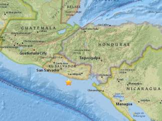 Terremoto en El Salvador